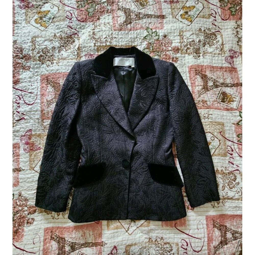 Womenstyl Nouvelle Couture Made In FRANCE Women's Blazer Jacket Black Size 38